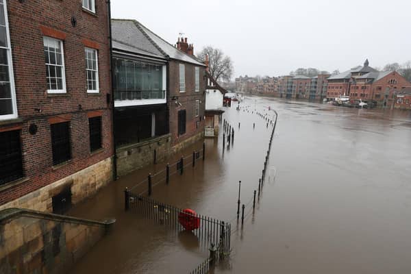 Flooding in York, Yorkshire, after the River Ouse burst its banks on Monday. Photo: PA