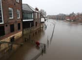Flooding in York, Yorkshire, after the River Ouse burst its banks on Monday. Photo: PA