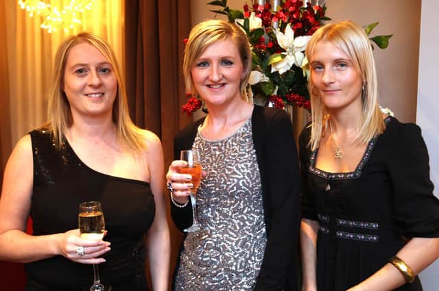 At the Brighouse Inner Wheel Christmas Dinner back in 2009, Jane Harrison, Sally Gooseman and Helen Sutcliffe.