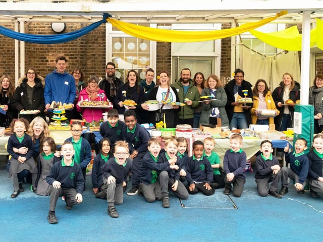 Children at Stoneydown Park Primary School were so excited to be a part of the appeal. They couldn't wait to get stuck in and contribute towards positive action