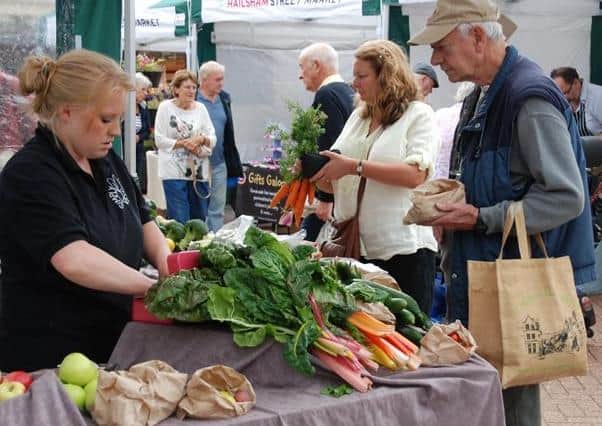 Street market (stock image)
