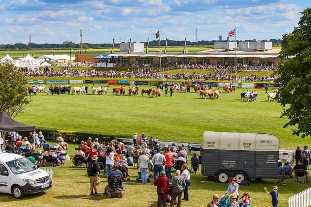 Crowds at the Main Ring at a previous Lincolnshire Show. EMN-200625-152753001