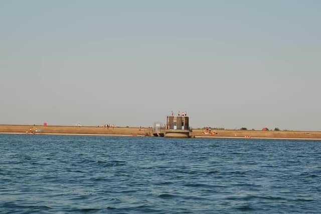 People were pictured around the edge of Covenham Reservoir earlier this week. (Photo: Paul Rickett/Facebook)