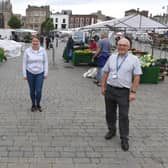 L-R Nigel Welton - deputy leader, Kristina Willoughby - town centre services manager, Paul Skinner - leader. EMN-200629-072735005