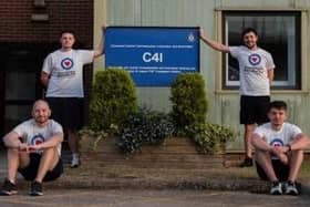 Cpl Chris Partridge, SAC (T) Charlie Merriman, SAC (T) Dylan Marte and SAC (T) Andrew Pue.