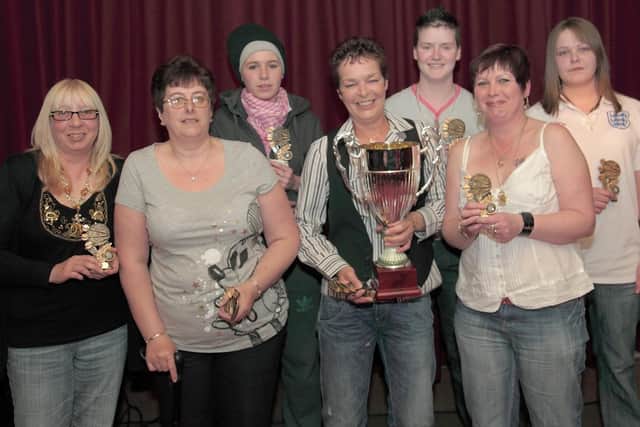 Yorkies Specials. Pictured (from left, back) are Kerry Musson, Jodie Newitt and Victoria Marno, (front) Liz Harding, Julie Robinson, captain Joanne Hately, and Lisa Musson.