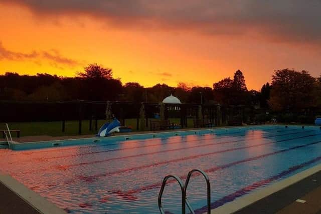 The swimming pool at Jubilee Park.