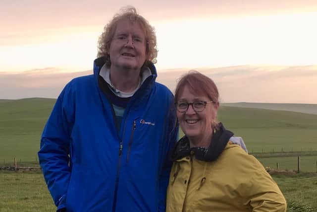 Chris Sanderson and Kate Harrison, from Louth.