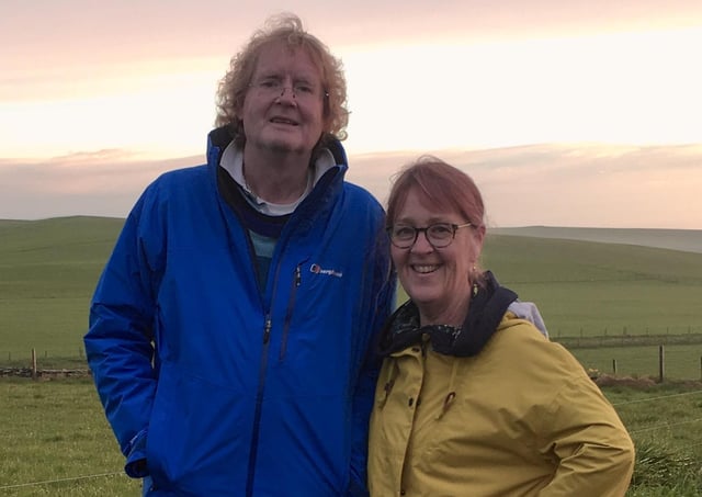 Chris Sanderson and Kate Harrison, from Louth.