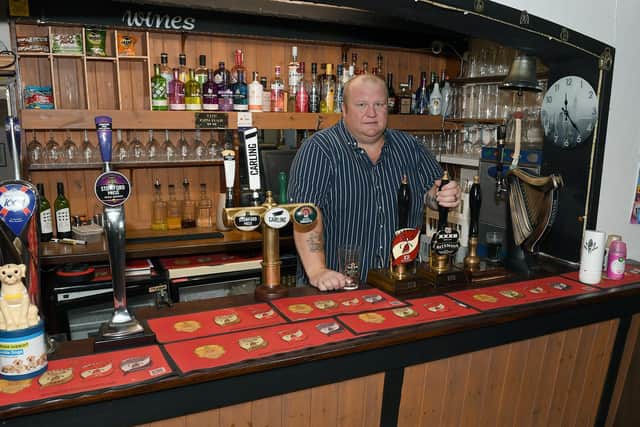 Dale Broughton of the King's Head in Freiston