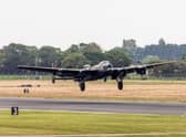 Avro Lancaster PA474 took to the air for the first flight of 2020. Picture: RAF Coningsby. EMN-200107-100902001