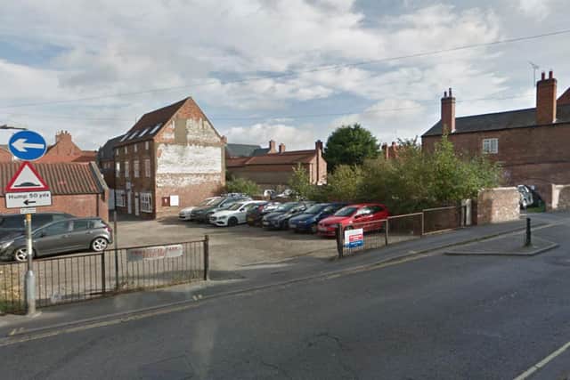 A view of the site that has been approved for development.