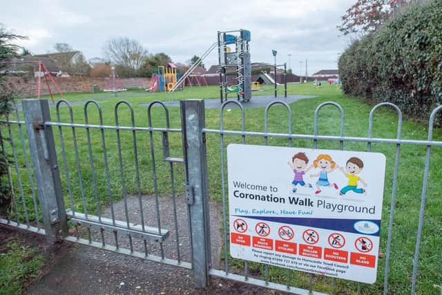 Coronation Walk Playground (pictured) has reopened to the public.