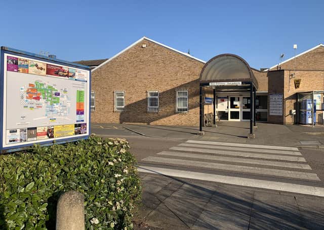 Grantham Hospital A&E, now temporarily an urgent treatment centre. EMN-200207-175759001