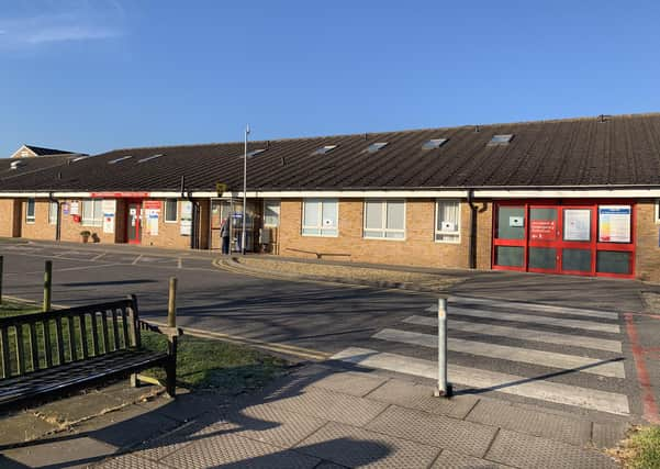 Grantham Hospital A&E, now temporarily an urgent treatment centre. EMN-200207-175846001