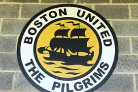 This club crest which hands on the Town End is among the lots.