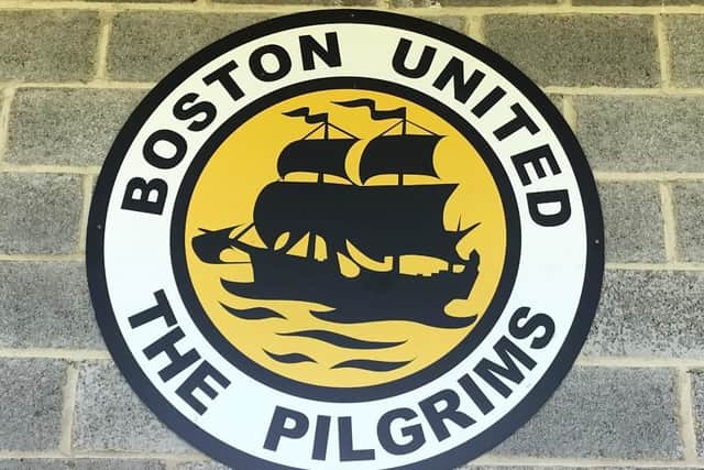 This club crest which hands on the Town End is among the lots.