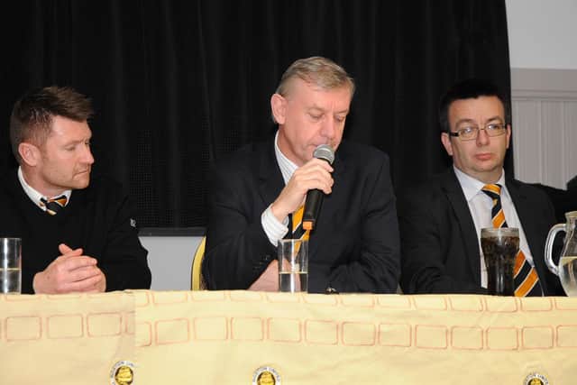 At a fans' forum.