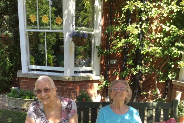 Residents at Russell Green Care Home.