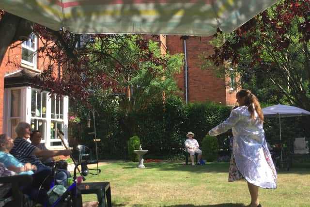 Residents at Russell Green Care Home.
