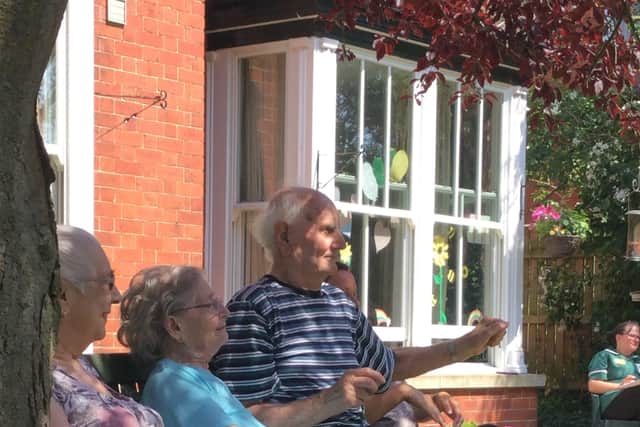Residents at Russell Green Care Home.