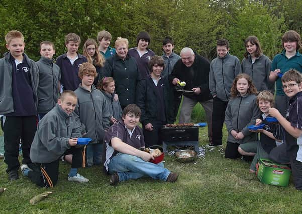 Skegness Scouts ith Coun Neil Pimperton 10 years ago.