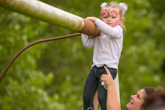 All the members of the family enjoyed the Phoenix Fitness open day. Photo: Mark Mason.
