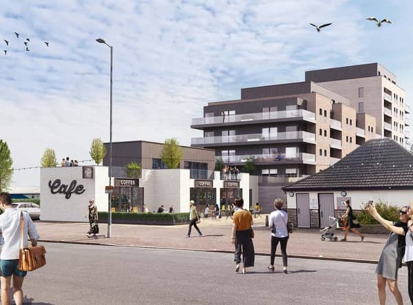 Artist's impression of the proposed development.