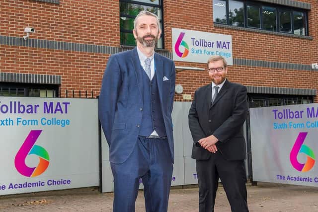 Simon Ritchie (left), who will be the new Head of Tollbar MAT Sixth Form College from September, alongside Darren Green, who will become Deputy Head of Sixth Form.