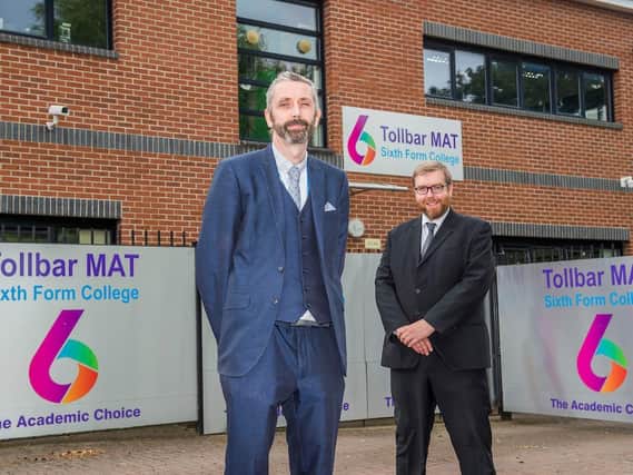 Simon Ritchie (left), who will be the new Head of Tollbar MAT Sixth Form College from September, alongside Darren Green, who will become Deputy Head of Sixth Form.