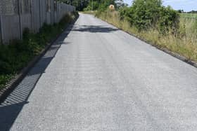 Pointon Sports field entrance, new tarmac. EMN-200713-134821001