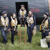 Re-enactors at the Lincolnshire Aviation Heritage Centre. Picture: Martin Keen/Lincolnshire Aviation Heritage Centre