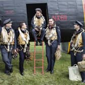 Re-enactors at the Lincolnshire Aviation Heritage Centre. Picture: Martin Keen/Lincolnshire Aviation Heritage Centre