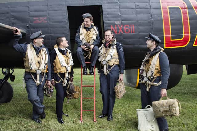 Re-enactors at the Lincolnshire Aviation Heritage Centre. Picture: Martin Keen/Lincolnshire Aviation Heritage Centre