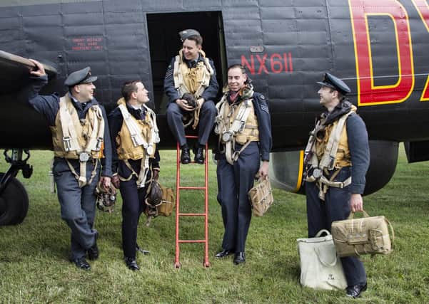 Re-enactors at the Lincolnshire Aviation Heritage Centre. Picture: Martin Keen/Lincolnshire Aviation Heritage Centre