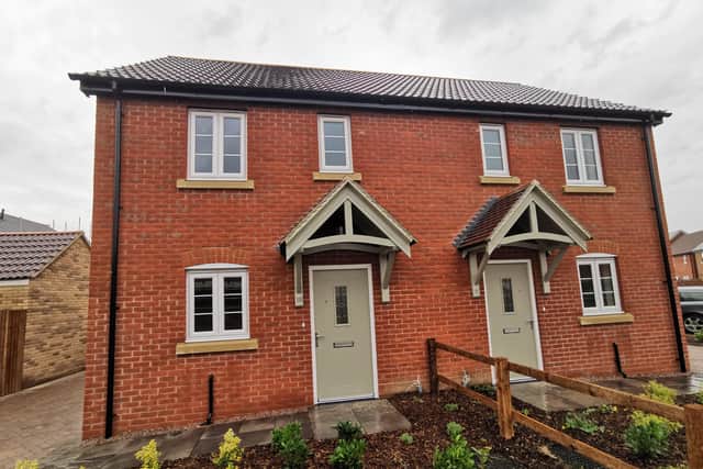 A Lincolnshire Housing Partnership property at the Quadrant, in Wyberton.