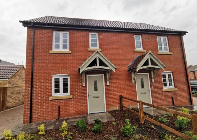 A Lincolnshire Housing Partnership property at the Quadrant, in Wyberton.