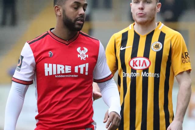 Marking ex-Pilgrim Ashley Hemmings.