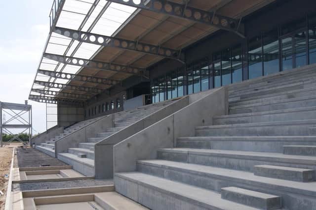 The main stand.