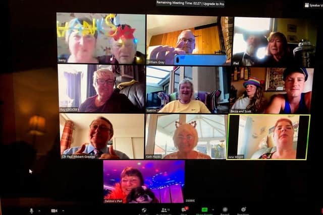 A virtual cocktail party was held to say 'thank you' to the volunteers.