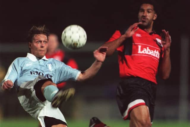 In European Cup action for Forest against Malmo. Photo: GettyImages