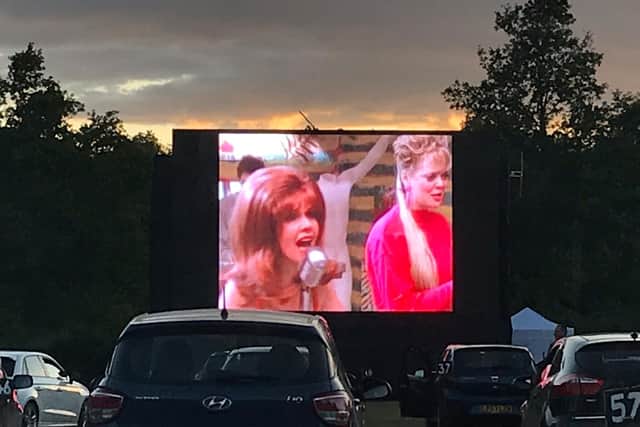 A 'drive-in' movie night elsewhere in the country. (Stock image)