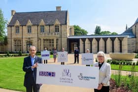 The official handover of the Cathedral Connected project from contractors William Birch & Sons to Lincoln Cathedral.

Picture: Chris Vaughan EMN-200713-094709001