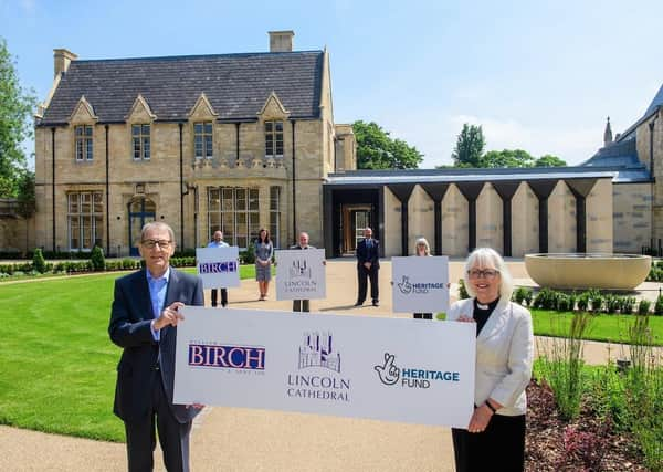 The official handover of the Cathedral Connected project from contractors William Birch & Sons to Lincoln Cathedral.

Picture: Chris Vaughan EMN-200713-094709001