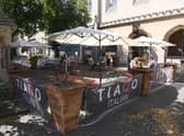 Tiamo open for alfresco dining in Sleaford Market Place. EMN-200713-134859001