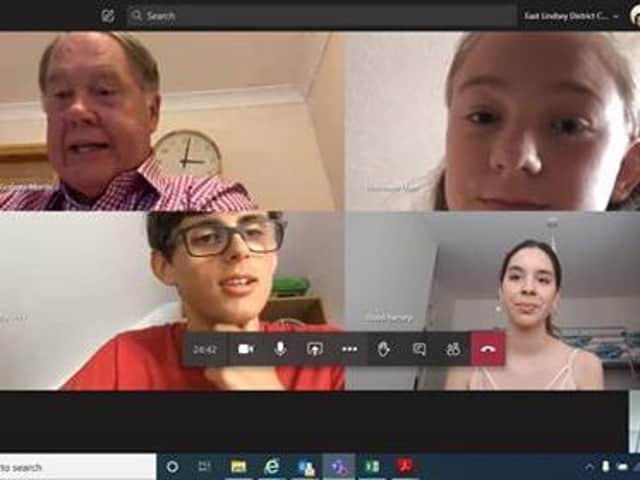 Students from Skegness and Boston met with ELDC to discuss climate change.