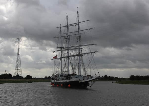 The Lord Nelson visits Boston.