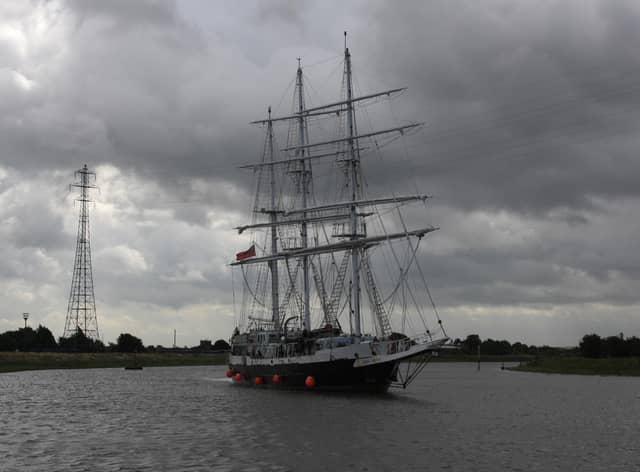 The Lord Nelson visits Boston.