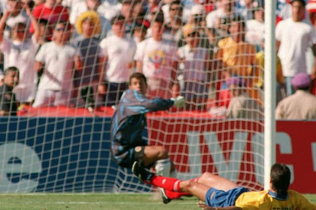 Escobar scores an own goal. Photo: GettyImages