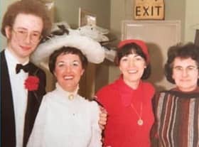 Lifetime friends - Miss Joy (third right) and Janice Sutton (second left).